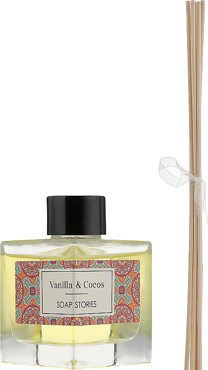 Vanilla & Coconut Reed Diffuser - Soap Stories Vanilla & Coconut — photo N2