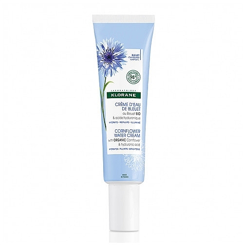 Face Cream with Cornflower Extract - Klorane Cornflower Water Cream — photo N10