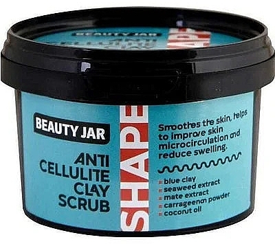Anti-Cellulite Clay Body Scrub - Beauty Jar Shape Anti-Cellulite Clay Scrub — photo N1