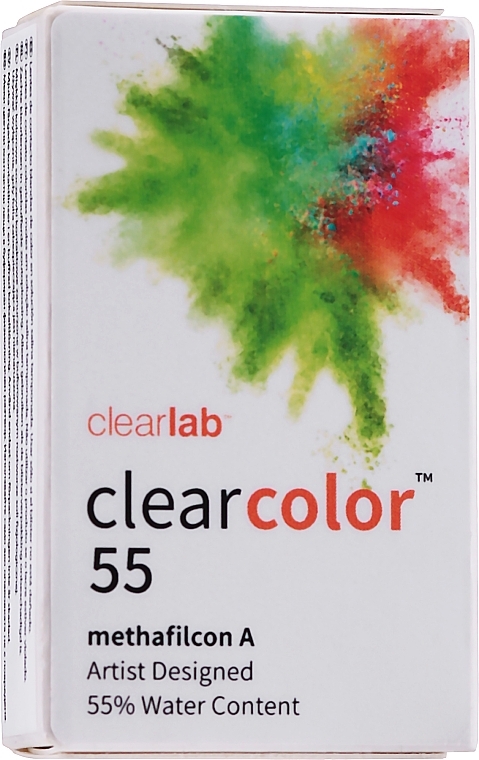 Gray Contact Lenses, 2 pcs - Clearlab Clearcolor 55 — photo N8