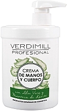 Fragrances, Perfumes, Cosmetics Aloe Vera Moisturizing Hand & Body Cream - Verdimill Professional Moisturizing Cream