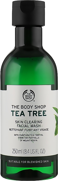 Cleansing Face Wash Gel - The Body Shop Tea Tree Skin Clearing Facial Wash — photo N5