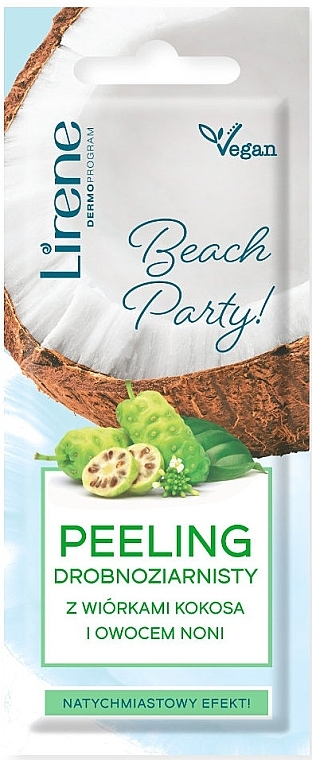 Coconut & Noni Fruit Fine Peeling - Lirene Beach Party! — photo N4