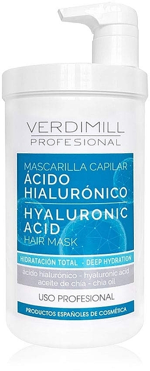 Hyaluronic Acid Hair Mask - Verdimill Professional Hair Mask Hyaluronic Acid — photo N1