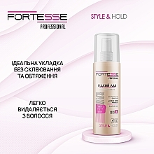 Ultra Strong Hold Hair Spray - Fortesse Professional Style Hairspray Ultra Strong — photo N4