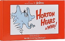 Face Contouring Palette - I Heart Revolution Dr. Seuss Horton Hears a Who Face Palette — photo N5