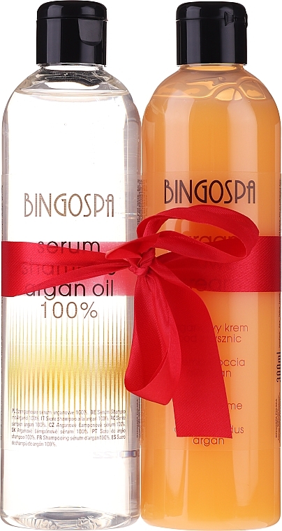 Set - BingoSpa Argan Madness (shm/ser/300ml + sh/cr/300ml) — photo N1