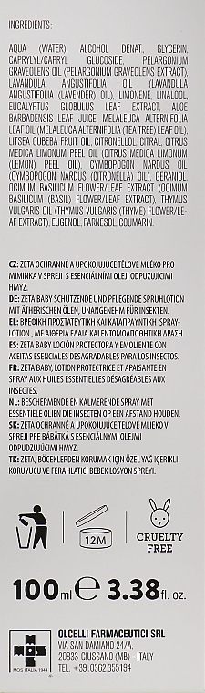 Anti-Mosquito Treatment "Zeta baby" - Linea Mamma Baby — photo N12