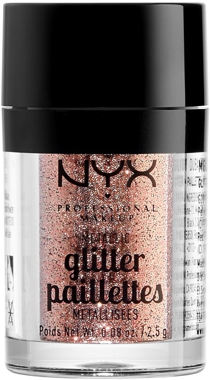 Face & Body Glitter - NYX Professional Makeup Metallic Glitter — photo N1