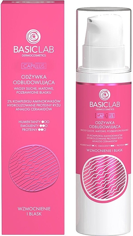 Revitalizing Hair Conditioner - BasicLab Dermocosmetics Capillus — photo N1