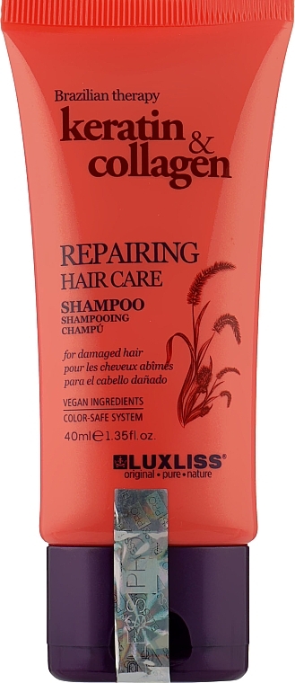 Repairing Shampoo - Luxliss Repairing Hair Care Shampoo — photo N1