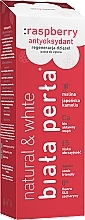 Fragrances, Perfumes, Cosmetics Fluoride-Free Toothpaste 'Raspberry' - Biala Perla Natural & White Raspberry Toothpaste