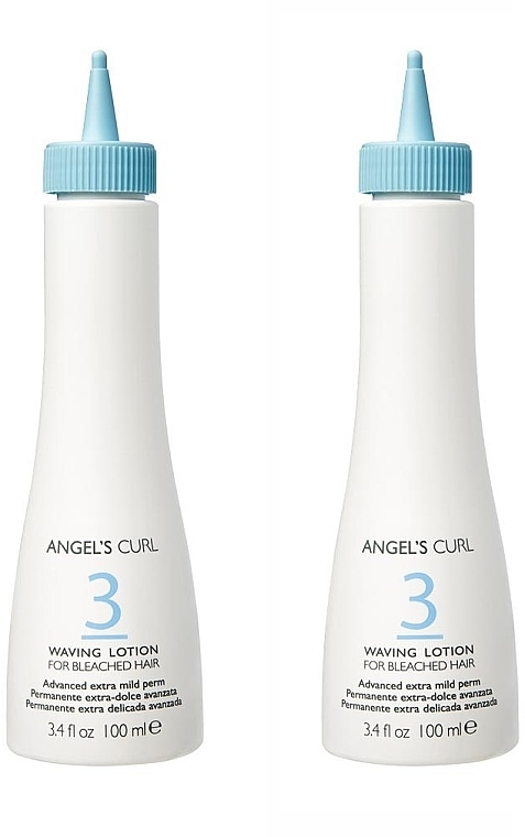 Waving Lotion for Bleached Hair - No Inhibition Angels Curl 3 waving Lotion — photo N1