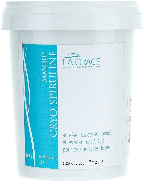 Alginate Mask "Cryo-Spirulina" - La Grace Masque Cryo-Spiruline﻿ — photo N1