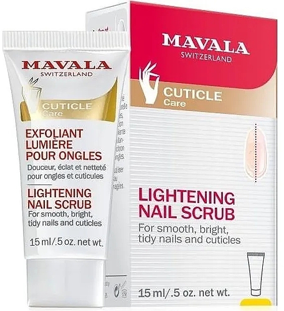 Nail & Cuticle Scrub Mask - Mavala Cuticle Care Lightening Nail Scrub — photo N3