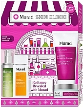 Fragrances, Perfumes, Cosmetics Set - Murad Radiance Revealed With Murad Set (cleanser/200ml + serum/30ml + cr/2x50ml)