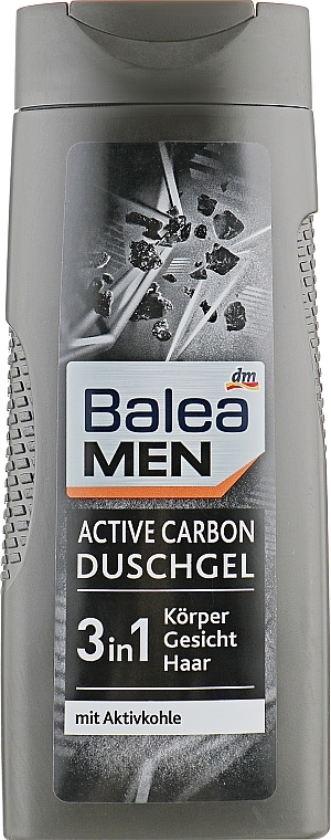 Shower Gel with Active Charcoal - Balea Men Active Carbon Duschgel — photo N1