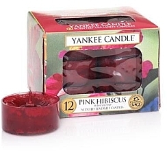 Fragrances, Perfumes, Cosmetics Tea Light Candles - Yankee Candle Scented Tea Light Candles Pink Hibiscus