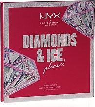 Eyeshadow Palette - NYX Professional Makeup Diamonds & Ice Mega Shadow Palette — photo N1