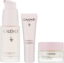 Fragrances, Perfumes, Cosmetics Set - Caudalie Resveratrol-Lift Spring Set 2022 (f/ser/30ml + f/cr/15ml + eye/cr/5ml)