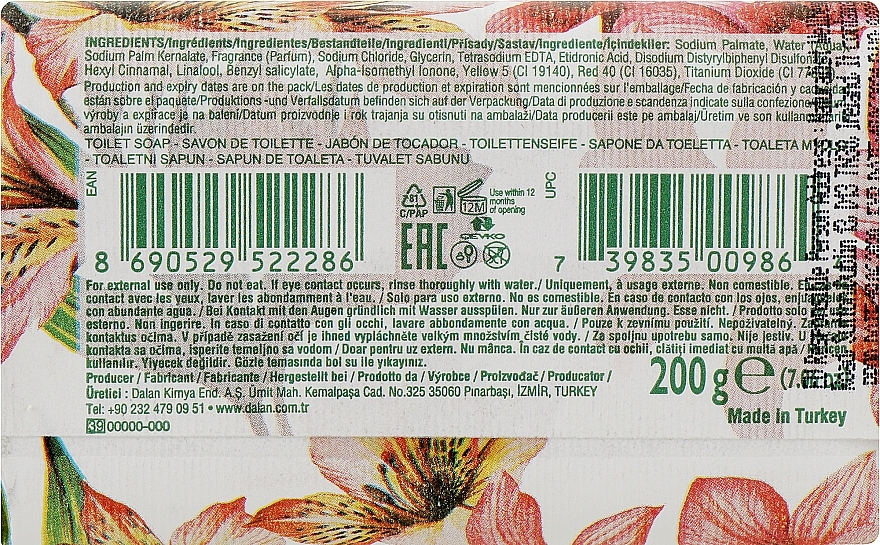 Perfumed Toilet Soap ‘Dalan Le Jardin. Orchid & Lily’, 200g - Dalan Le Jardin Orchid & Lily Soap — photo N2