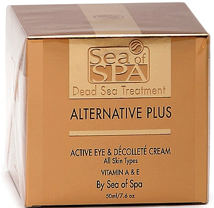 Active Eye & Decollete Cream - Sea Of Spa Alternative Plus Active Eye & Decollete Cream — photo N2