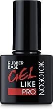 Rubber Base Coat - Nogotok PRO Gel Like Rubber Base — photo N3