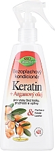 Leave-In Hair Conditioner - Bione Cosmetics Keratin + Argan Oil Leave-in Conditioner With Panthenol — photo N1