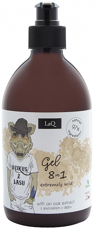 Set - Laq Set Wild From The Forest (sh/gel/500ml + peel/200ml + soap/85ml + b/oil/30ml) — photo N4