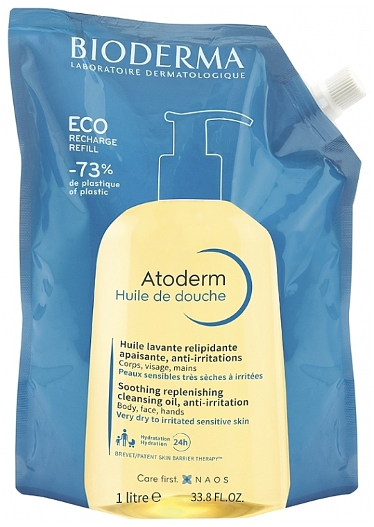 Shower Oil - Bioderma Atoderm Eco-Recharge Shower Oil — photo N1