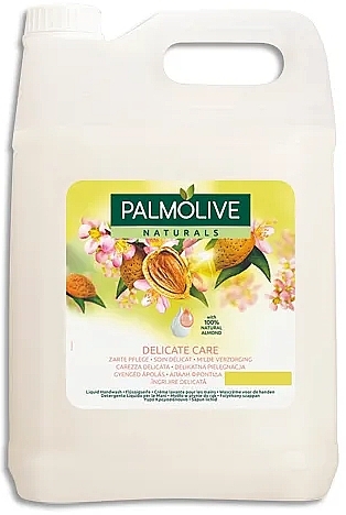 Almond Liquid Soap - Palmolive Cream Enriched With Sweet Almond Milk — photo N1