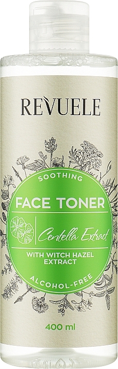 Soothing Centella Face Toner - Revuele Witch Hazel Soothing Face Toner With Centella Extract — photo N1