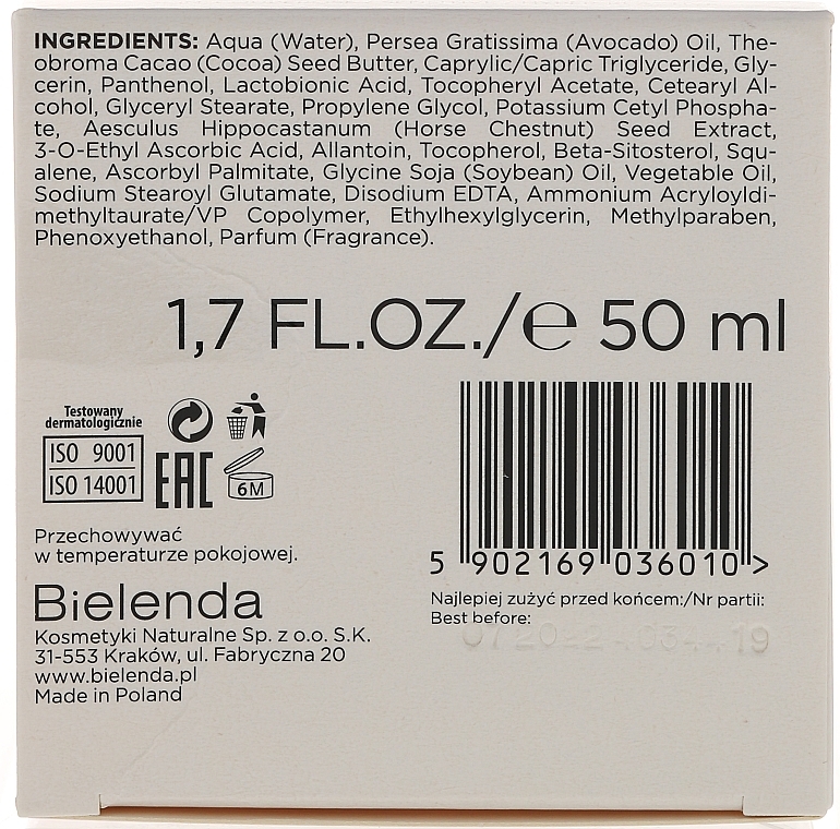 Firming and Regenerating Night Cream - Bielenda Capillary Skin Face Cream — photo N3