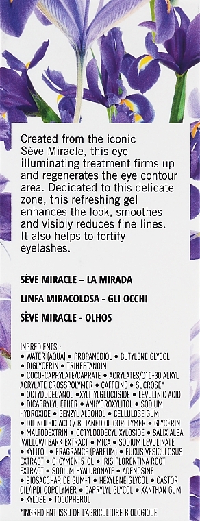 Eye Cream 'Seventh Miracle' - Academie Seve Miracle Iris Extract The Eyes — photo N5