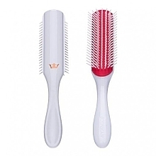 Fragrances, Perfumes, Cosmetics Hair Brush D3, white with gold crown - Denman Original Styler 7 Row D3 White With Gold Crown