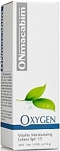 Moisturizing Face Emulsion - ONmacabim Oxygen Line Vitality Moisturizing Lotion SPF15 — photo N1