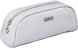 Fragrances, Perfumes, Cosmetics Makeup Bag "Glitter", 97904, silver - Top Choice