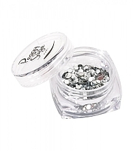 Fragrances, Perfumes, Cosmetics Large Nail Rhinestones, in jar - Peggy Sage Silver Mix