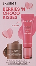 Fragrances, Perfumes, Cosmetics Set - Laneige Berries`N Choco Kisses Lip Duo Set (lip/balm/10ml + lip/mask/8g)