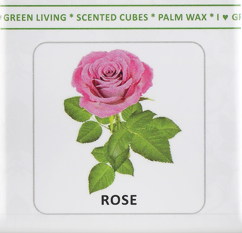 Scented Cubes "Rose" - Scented Cubes Rose Candle — photo N7