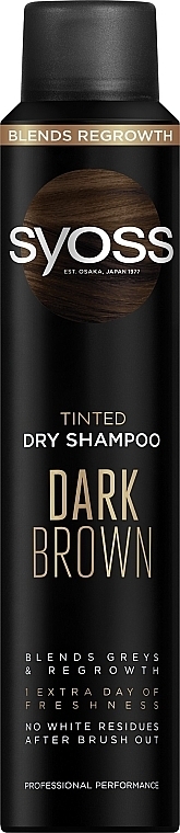 Tinted Dry Shampoo for Dark Hair - Syoss Tined Dry Shampoo — photo N5