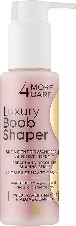 Concentrated Bust & Décolleté Serum - More4Care Luxury Boob Shaper Breast And Decollete Shaping Serum — photo N3