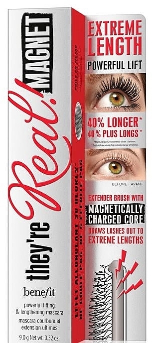 Mascara with Lengthening Effect - Benefit They're Real! Magnet Mascara — photo N1