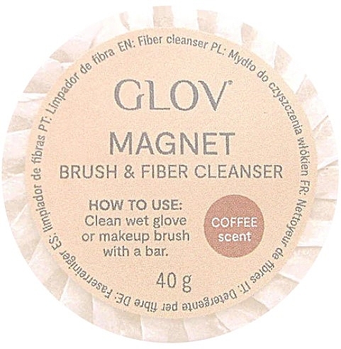 Brush & Fiber Cleanser 'Coffee' - Glov Magnet Brush & Fiber Cleanser Coffee — photo N1