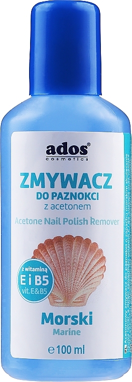 Nail Polish Remover with Sea Scent - Ados Acetone Nail Polish Remover — photo N11