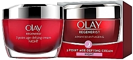 Fragrances, Perfumes, Cosmetics Anti-Aging Night Cream - Olay Regenerist 3 Point Age-Defying Cream Night