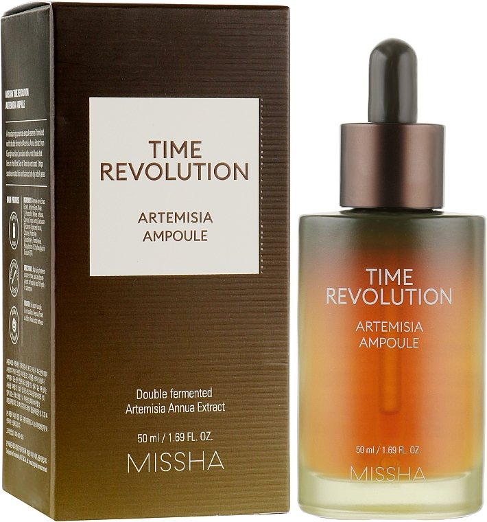 Concentrated Serum-Ampoule with Wormwood Extract - Missha Time Revolution Artemisia Ampoule — photo N1