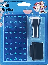 Fragrances, Perfumes, Cosmetics Stamp Set, blue 07 - PRC Nail Stylist 07