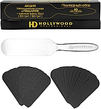 Set "Pedicure Base + File Refill 100/180" - HD Hollywood (pedicure/base/1pc + files/30pcs) — photo N5