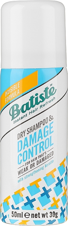 Keratin Dry Shampoo - Batiste Dry Shampoo Damage Control — photo N1